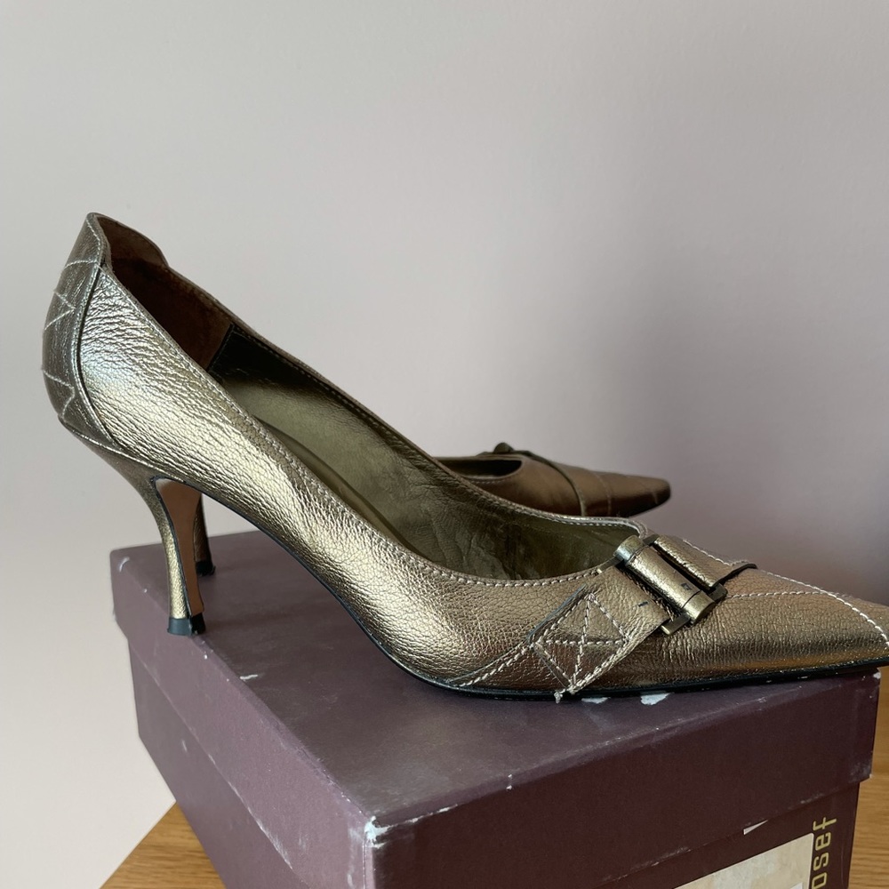 Bronze Leather shoes